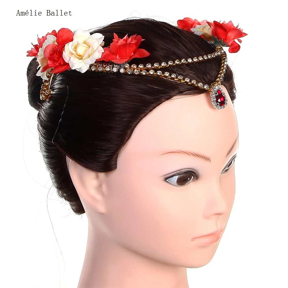 HB060 Free Shipping Girls Women Ballerina Headdress Flower Wreath Headwear Crown Hairwear Ballet Dancing Hair Accessories
HB060 Free Shipping Girls Women Ballerina Headdress Flower Wreath Headwear Crown Hairwear Ballet Dancing Hair Accessories