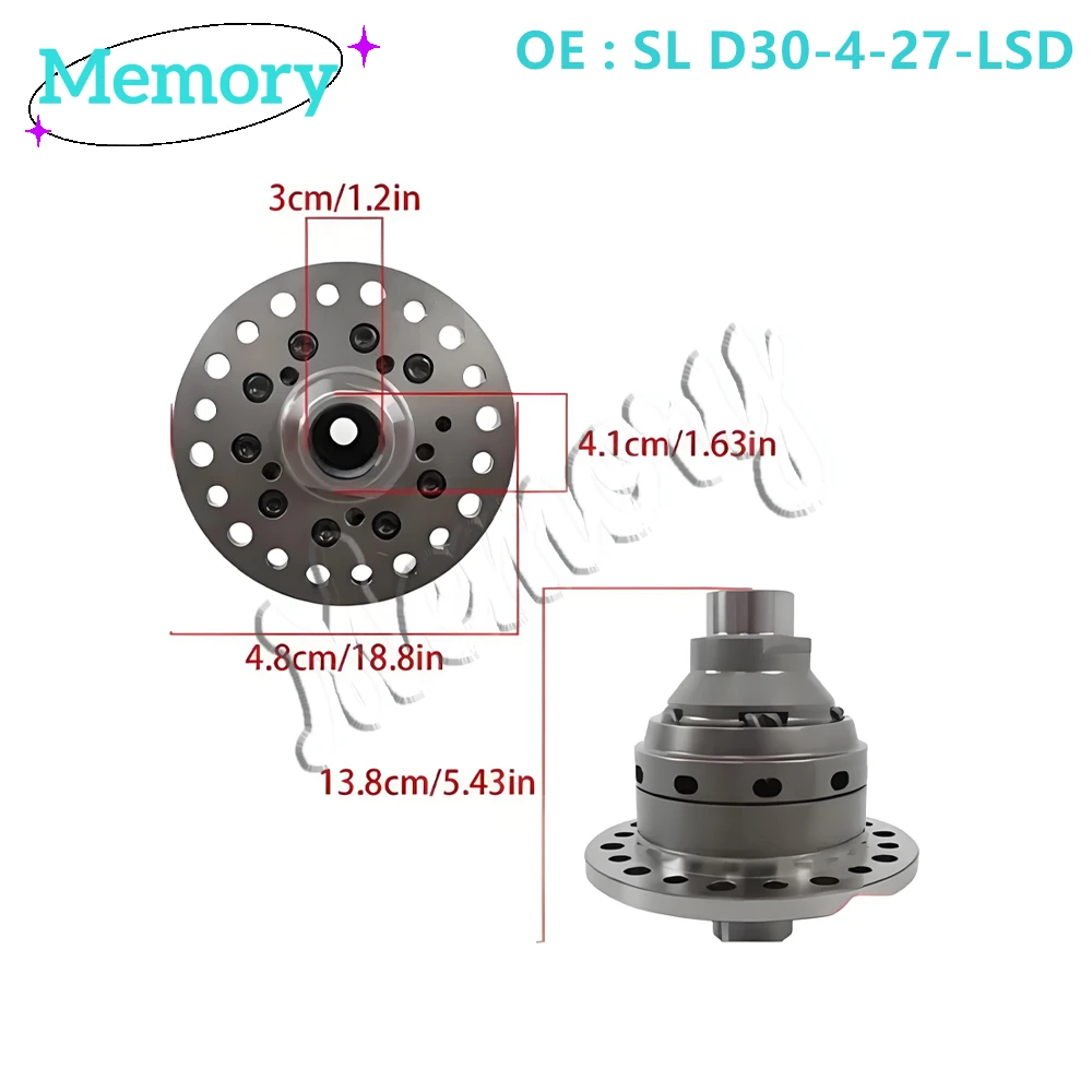 Высококачественный дифференциал повышенного трения SL D30-4-27-LSD для Dana 30, дифференциалы Torsen, 27 шлицев, 140, 240, 740, 940
Высококачественный дифференциал повышенного трения SL D30-4-27-LSD для Dana 30, дифференциалы Torsen, 27 шлицев, 140, 240, 740, 940