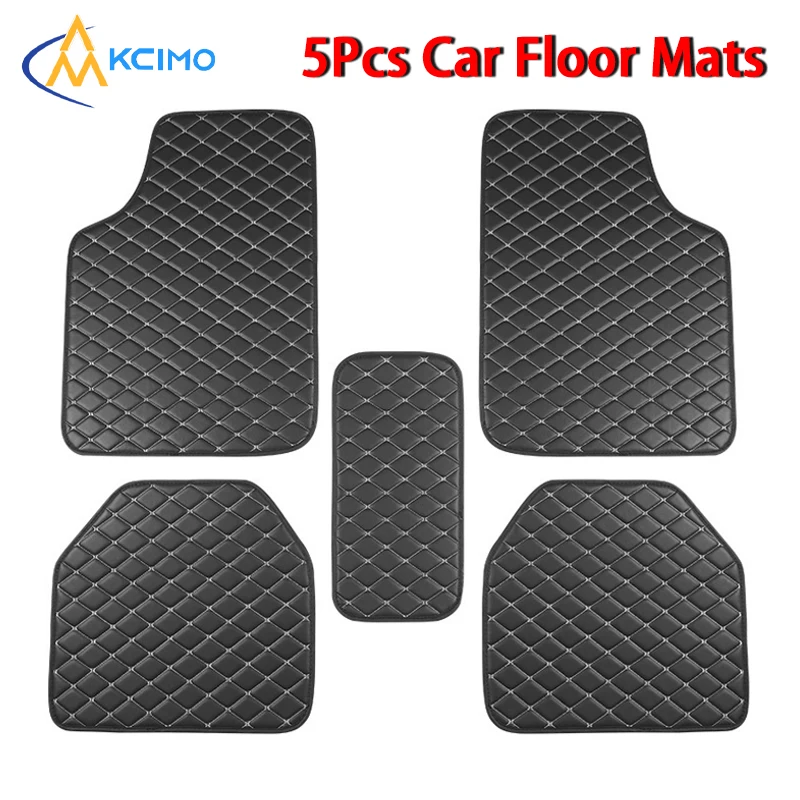 Top 5Pcs Set PU Leather Car Floor Mats Waterproof Dust-Proof Auto Foot Pad Set Protector pads Fashion Car Interior Accessories
Top 5Pcs Set PU Leather Car Floor Mats Waterproof Dust-Proof Auto Foot Pad Set Protector pads Fashion Car Interior Accessories