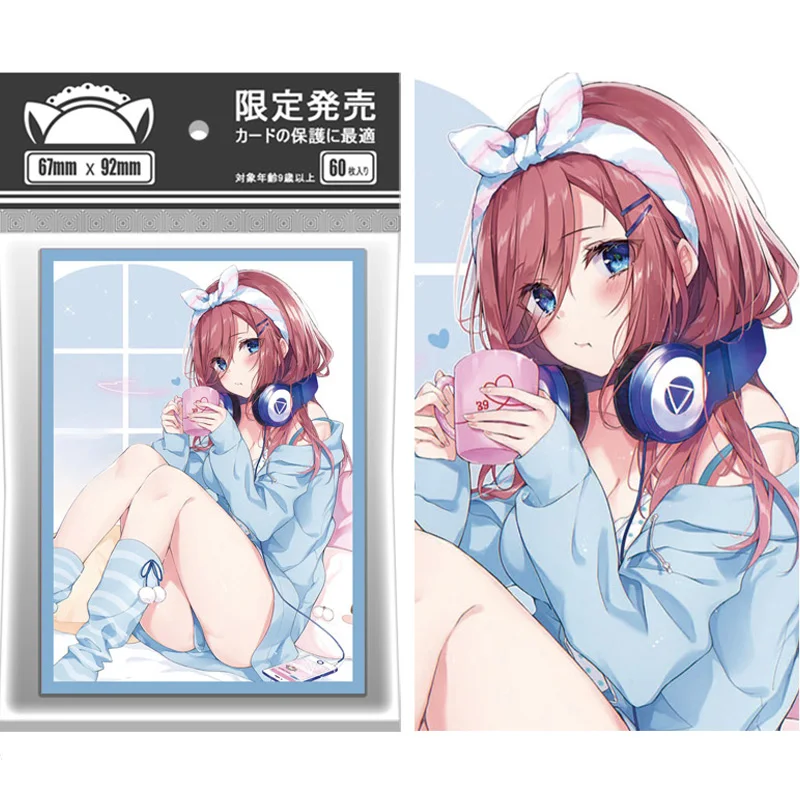 60 шт./компл., квинтэссенция квинтуплетов, накано Мику, рукав для карт, аниме, игровая коллекция, защитный чехол, подарочная игрушка, 67*92 мм
60 шт./компл., квинтэссенция квинтуплетов, накано Мику, рукав для карт, аниме, игровая коллекция, защитный чехол, подарочная игрушка, 67*92 мм