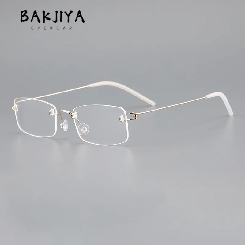 Pure Titanium Rimless Glasses Frames Square Eyeglasses Men and Women Optical Prescription Glasses Denmark Screwless Oculos 2025
Pure Titanium Rimless Glasses Frames Square Eyeglasses Men and Women Optical Prescription Glasses Denmark Screwless Oculos 2025