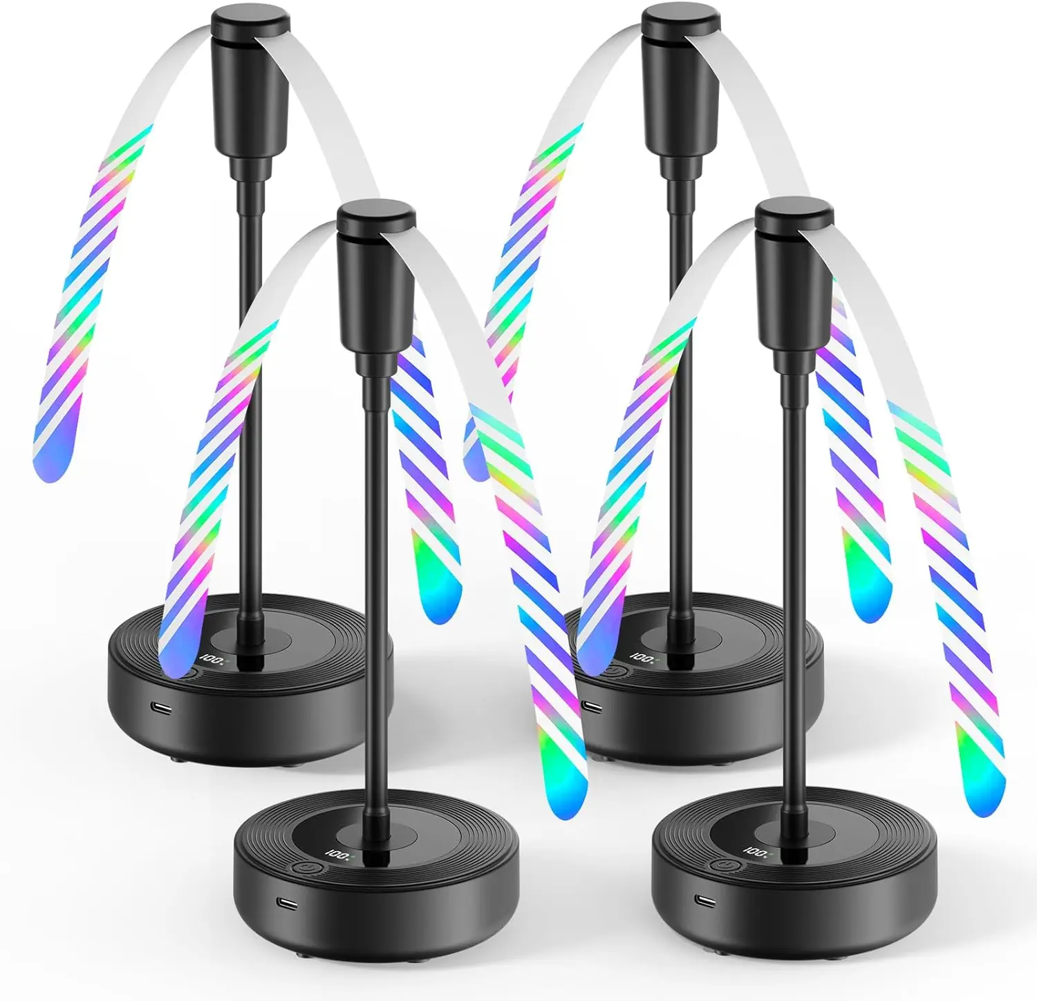 2000mAh Rechargeable Fly Fans for Tables, 4-Pack with LED Display, Portable Indoor Outdoor Fan for Picnic, BBQ, Kitchen, Patio
2000mAh Rechargeable Fly Fans for Tables, 4-Pack with LED Display, Portable Indoor Outdoor Fan for Picnic, BBQ, Kitchen, Patio