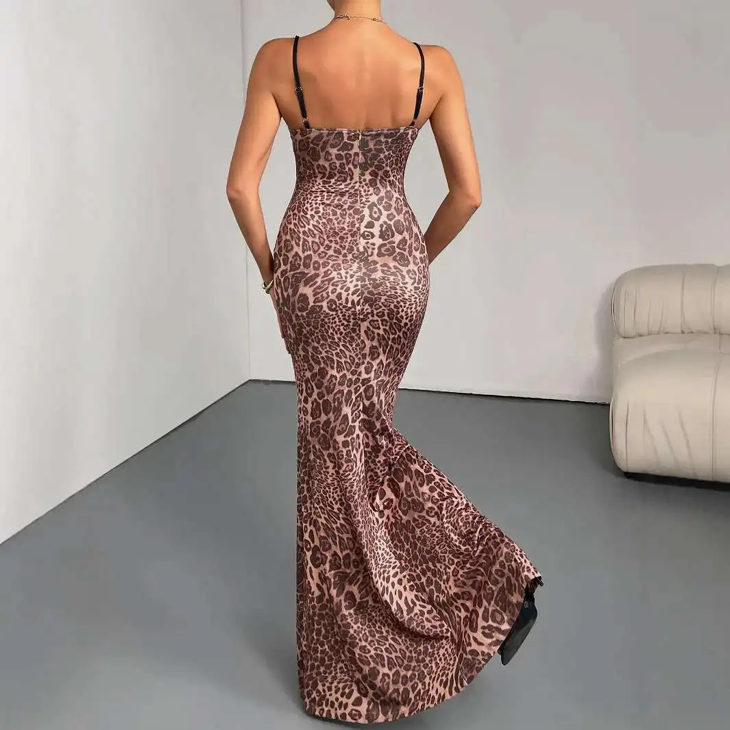 Wind 2025 New Women's Ins Sexy Party Dress Fashion Leopard Pattern Backless Strap Dress for Women Robe Vestido Women Elegant
Wind 2025 New Women's Ins Sexy Party Dress Fashion Leopard Pattern Backless Strap Dress for Women Robe Vestido Women Elegant
