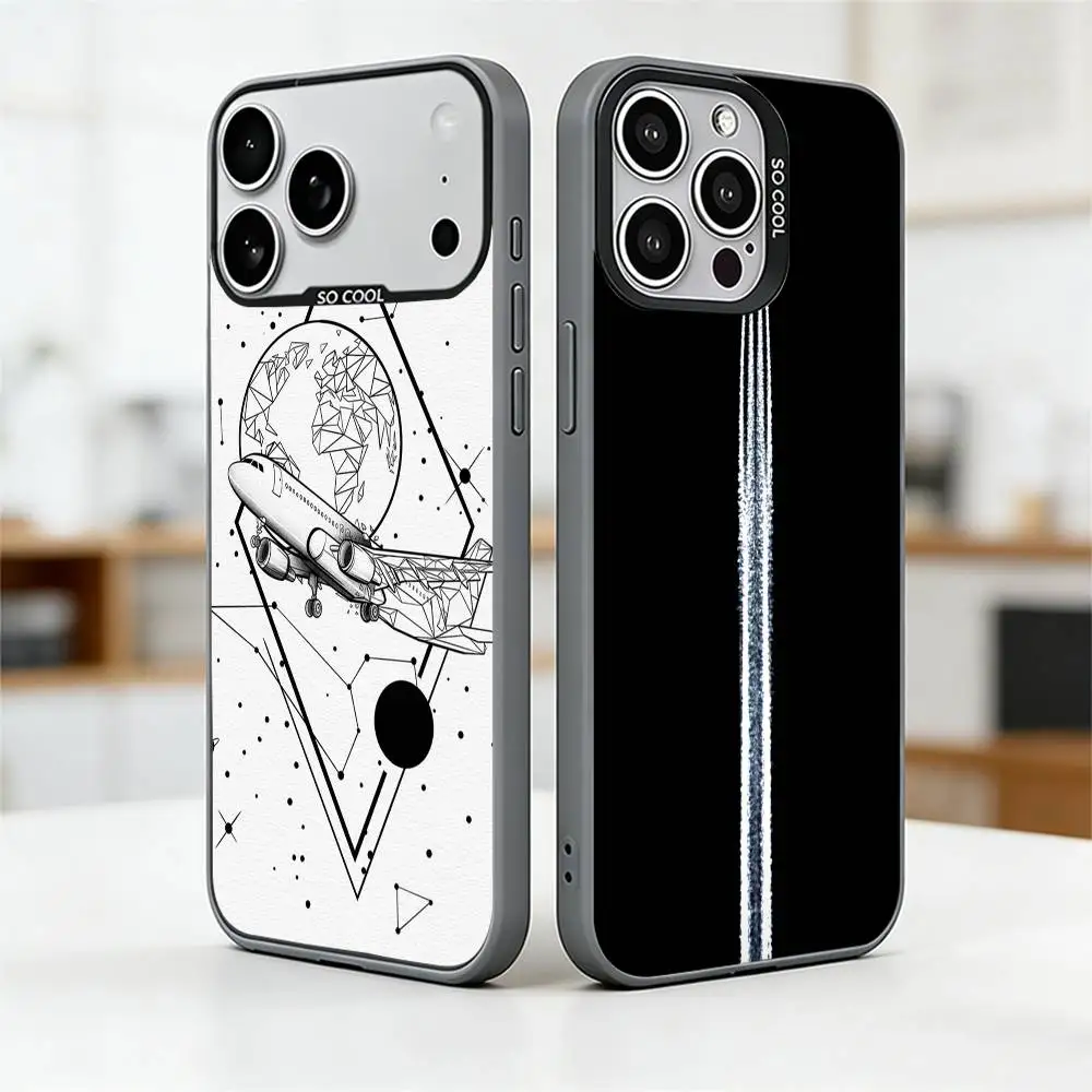 Minimal Airplane Wanderlust Travel Phone Case For iPhone 17,16,15,14,13,12,11 Plus,Pro Max,XS,Colorful Silver Black Cover
Minimal Airplane Wanderlust Travel Phone Case For iPhone 17,16,15,14,13,12,11 Plus,Pro Max,XS,Colorful Silver Black Cover