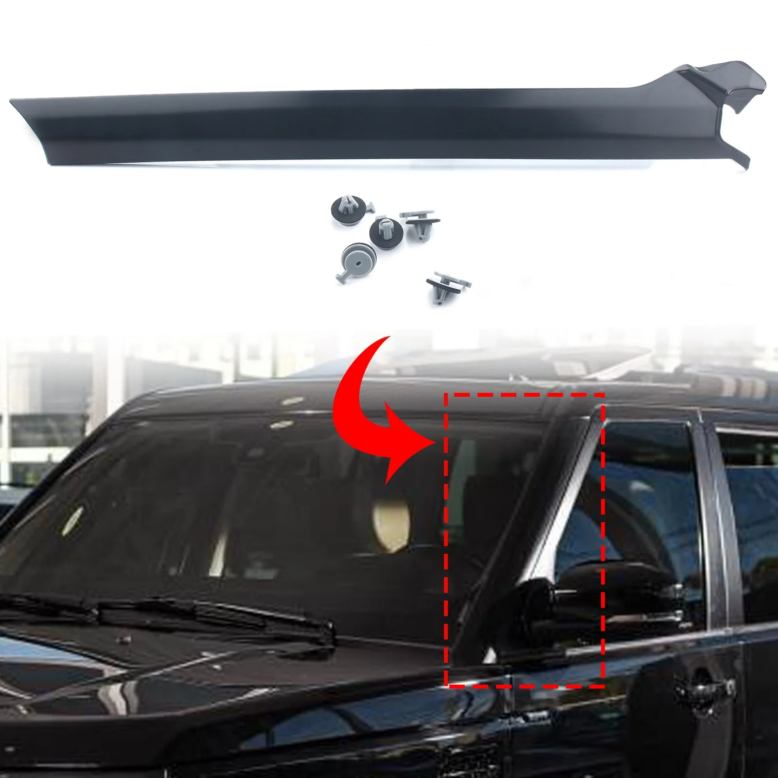 Car Front Wind Shield A Pillar Trim Molding For Land Rover Discovery 3 2005-2009 Discovery 4 2010-2016 LR046851 LR046853
Car Front Wind Shield A Pillar Trim Molding For Land Rover Discovery 3 2005-2009 Discovery 4 2010-2016 LR046851 LR046853