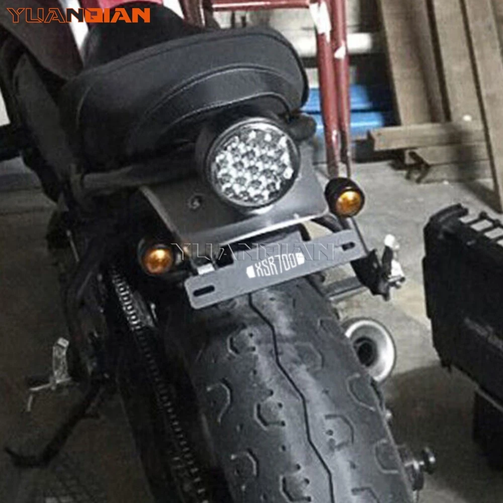 License Plate Holder Bracket For YAMAHA XSR700 XSR 700 2015 - 2024 2025 Motorcycle Accessories Rear Tail Frame Fender Eliminator
License Plate Holder Bracket For YAMAHA XSR700 XSR 700 2015 - 2024 2025 Motorcycle Accessories Rear Tail Frame Fender Eliminator