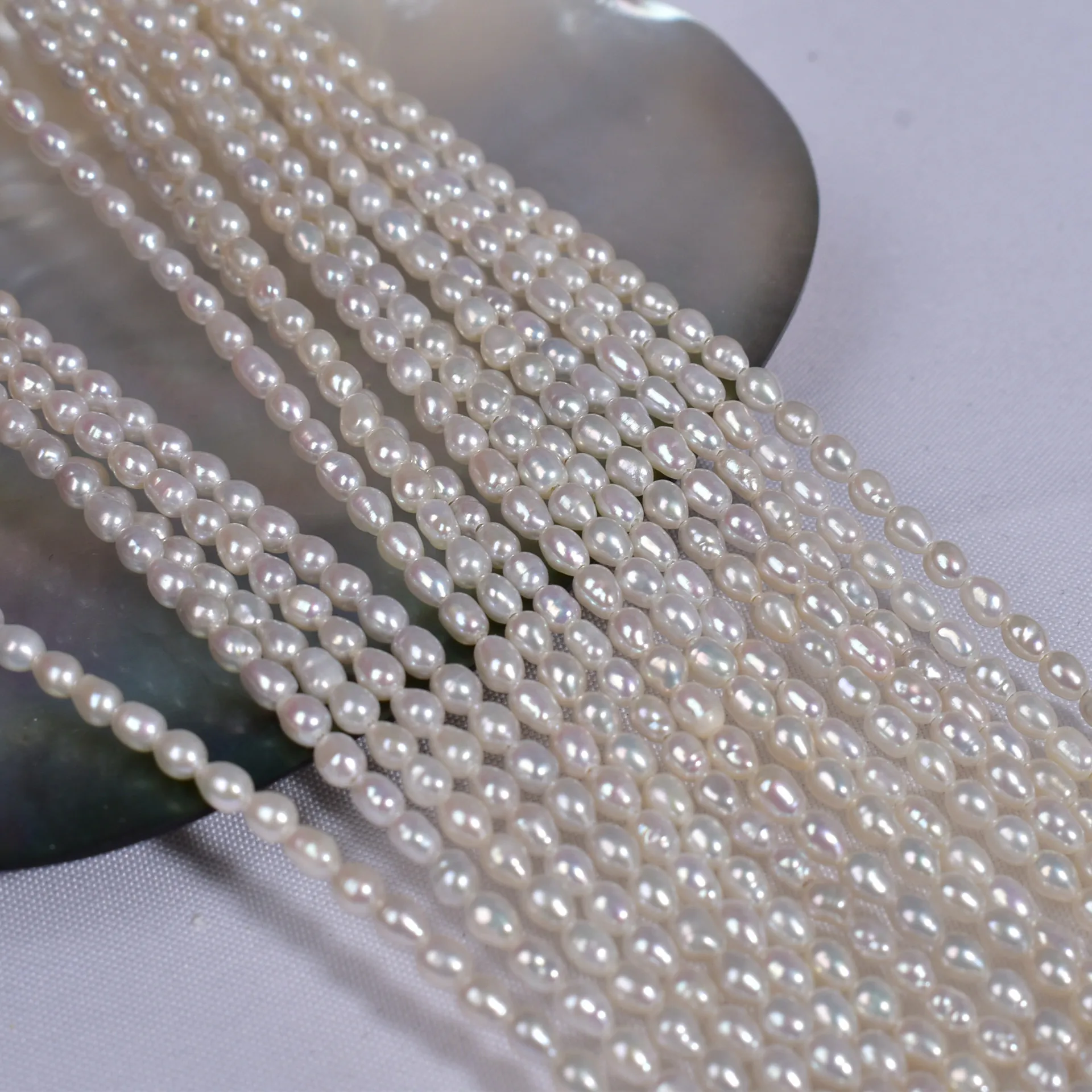 3-4mm AAAA Grain Natural Freshwater AK Baby Pearl Necklace DIY Semi-Finished Necklace Materials Jewelry Accessories Christmas
3-4mm AAAA Grain Natural Freshwater AK Baby Pearl Necklace DIY Semi-Finished Necklace Materials Jewelry Accessories Christmas