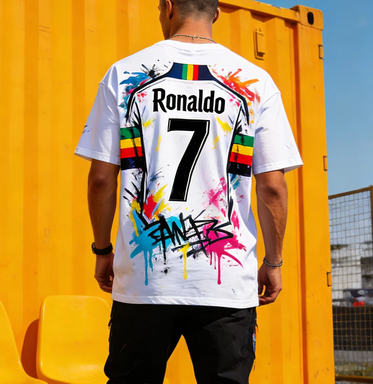 Инновационный дизайн с ИИ: Роналду # Футболка с коротким рукавом и круглым вырезом, не повторяющаяся, для тренировок и матчей, для болельщиков, лимитированная серия, памятная.
Инновационный дизайн с ИИ: Роналду # Футболка с коротким рукавом и круглым вырезом, не повторяющаяся, для тренировок и матчей, для болельщиков, лимитированная серия, памятная.