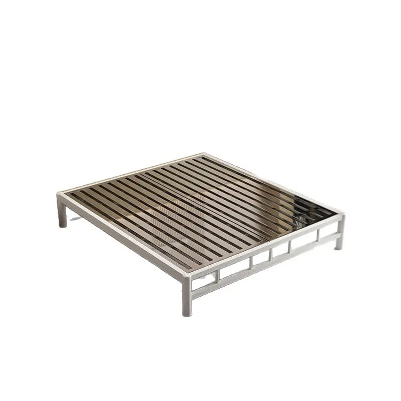 304 stainless steel double simple tatami double frame Internet celebrity non-wrought iron bed is now light luxury
304 stainless steel double simple tatami double frame Internet celebrity non-wrought iron bed is now light luxury