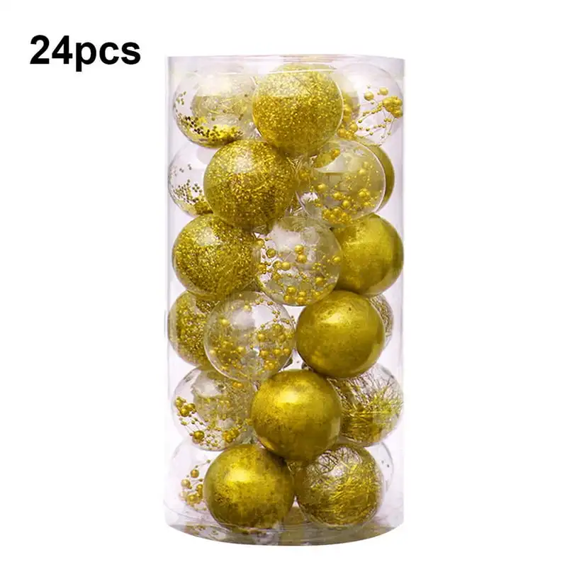 Christmas Hanging Ball Ornaments, 24Pcs Red White Christmas Ornaments Shatterproof for Xmas Party Holiday Wedding Decoration
Christmas Hanging Ball Ornaments, 24Pcs Red White Christmas Ornaments Shatterproof for Xmas Party Holiday Wedding Decoration