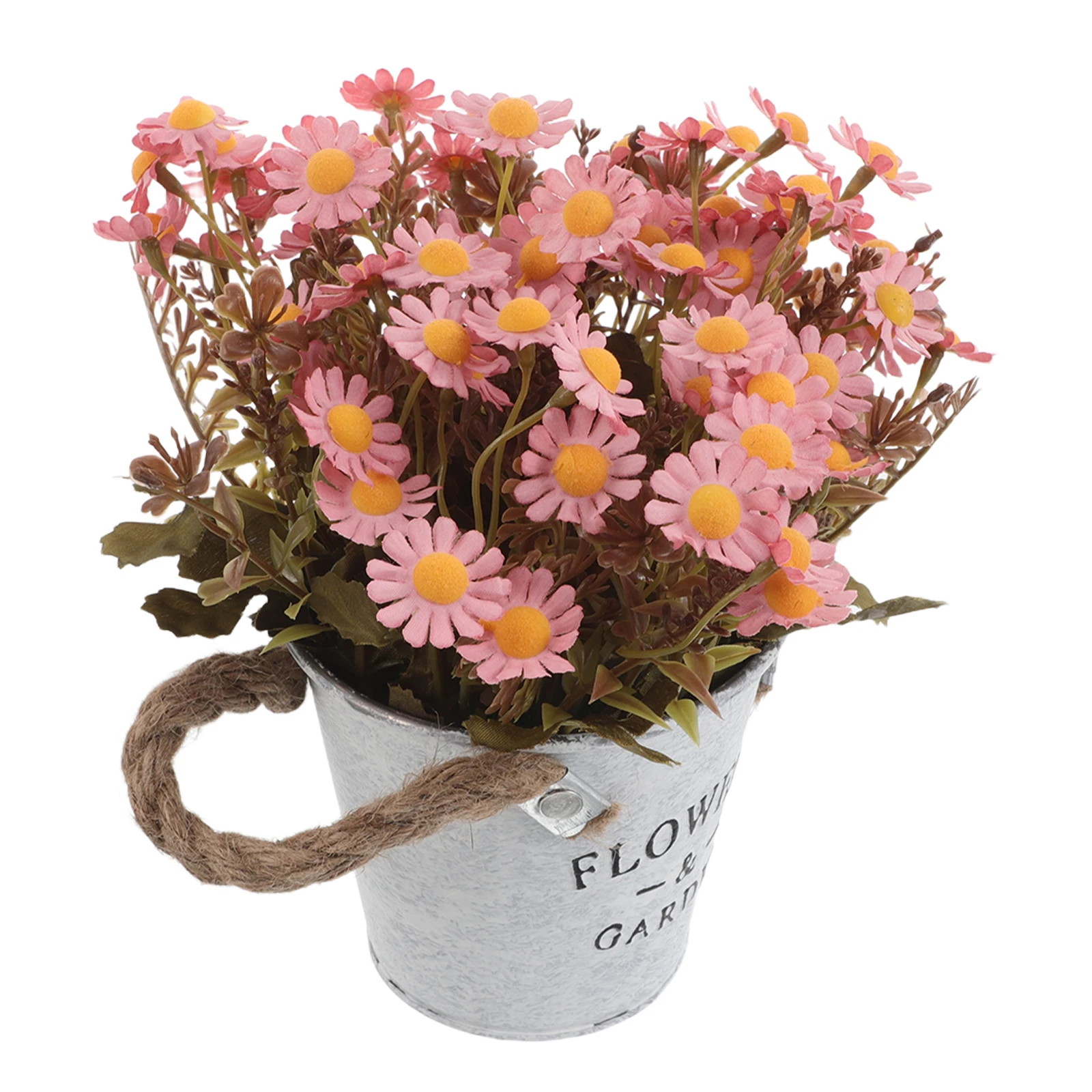 Simulated Autumn Chrysanthemum Potted Plant Artificial Daisy Vintage Iron Flower for Indoor Outdoor Home Garden Decor Metal Pot
Simulated Autumn Chrysanthemum Potted Plant Artificial Daisy Vintage Iron Flower for Indoor Outdoor Home Garden Decor Metal Pot