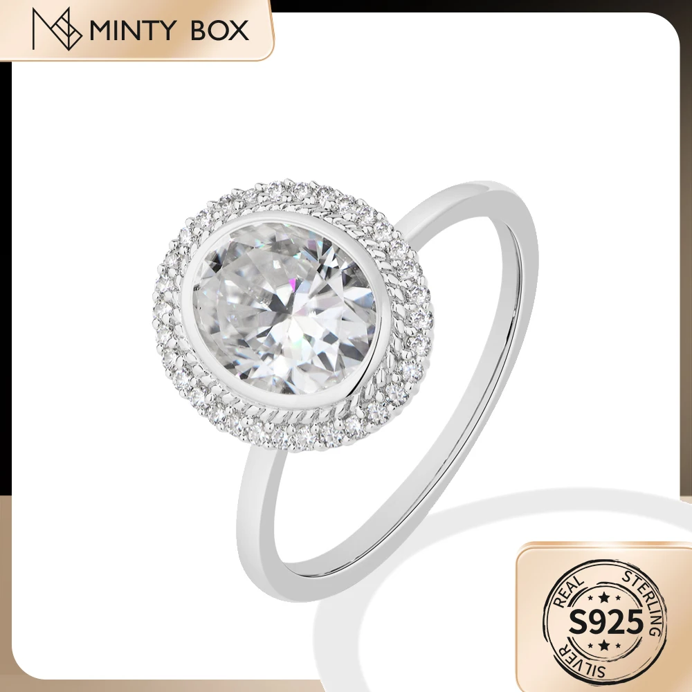 MINTYBOX Oval Cut 2.0CT Moissanite Rings D VVS1 925 Silver 18K Gold Plated Wedding Anniversary Sparkling Luxury Jewelry Gift
MINTYBOX Oval Cut 2.0CT Moissanite Rings D VVS1 925 Silver 18K Gold Plated Wedding Anniversary Sparkling Luxury Jewelry Gift