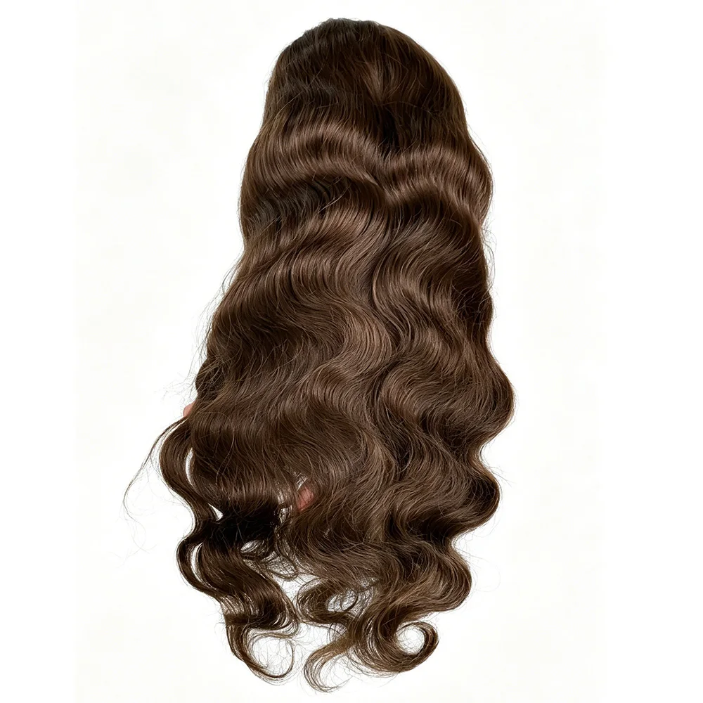 #4 Chocolate Brown Body Wave 46 Inch 13x6 HD Lace Frontal Wig 200 Density Brazilian Virgin Human Hair Glueless Pre Plucked Baby Hair Natural Soft Body Wave Real Human Hair Wig Easy Styling Daily Wedding Party Cosplay Wigs For Black Women
#4 Chocolate Brown Body Wave 46 Inch 13x6 HD Lace Frontal Wig 200 Density Brazilian Virgin Human Hair Glueless Pre Plucked Baby Hair Natural Soft Body Wave Real Human Hair Wig Easy Styling Daily Wedding Party Cosplay Wigs For Black Women