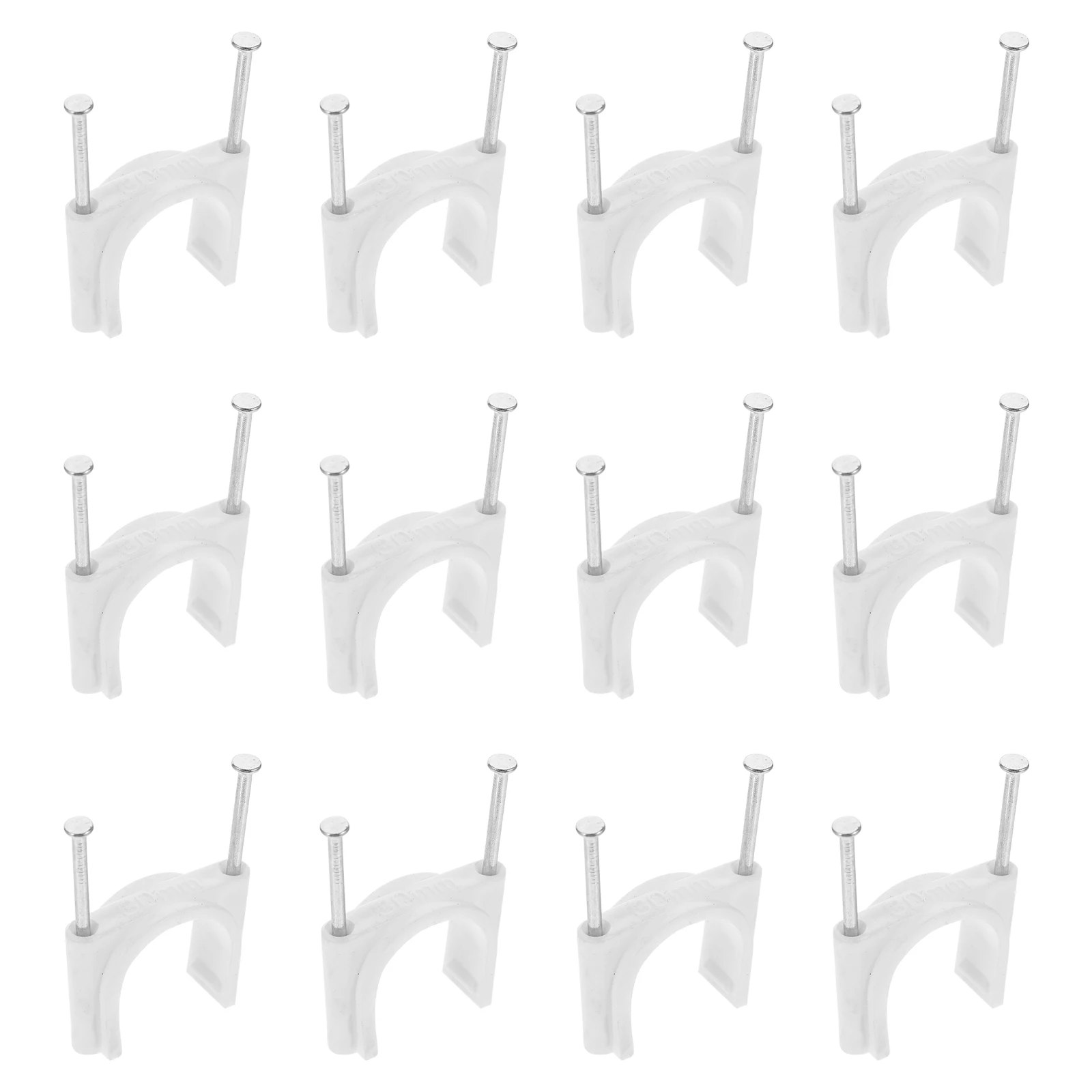 25pcs Round Pipe 30mm White Wall Clip Mounting Wire Organizer Steel Nail Cable Clips Telephone Cable Clips Holder
25pcs Round Pipe 30mm White Wall Clip Mounting Wire Organizer Steel Nail Cable Clips Telephone Cable Clips Holder