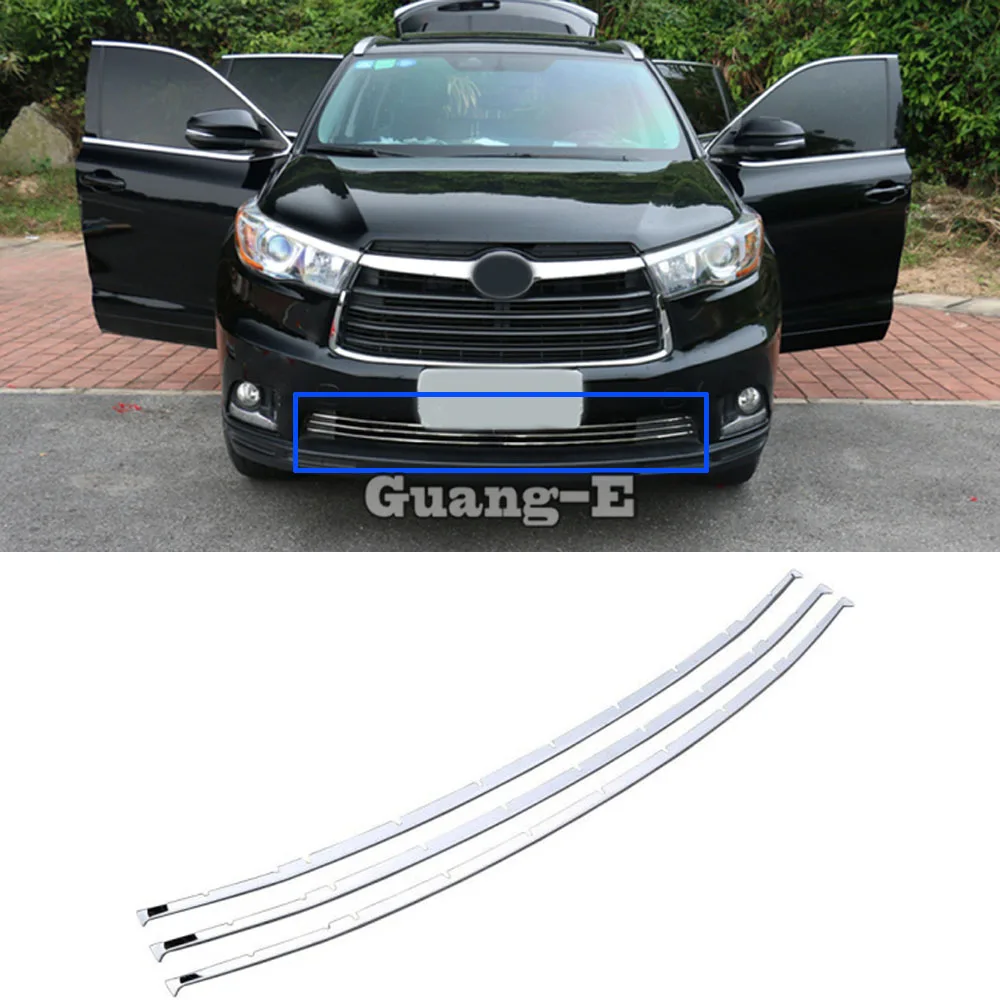 For Toyota Highlander 2015 2016 2017 Car Body Styling Protection Stainless Steel Trim Front Up Grid Grill Grille Frame 3pcs
For Toyota Highlander 2015 2016 2017 Car Body Styling Protection Stainless Steel Trim Front Up Grid Grill Grille Frame 3pcs
