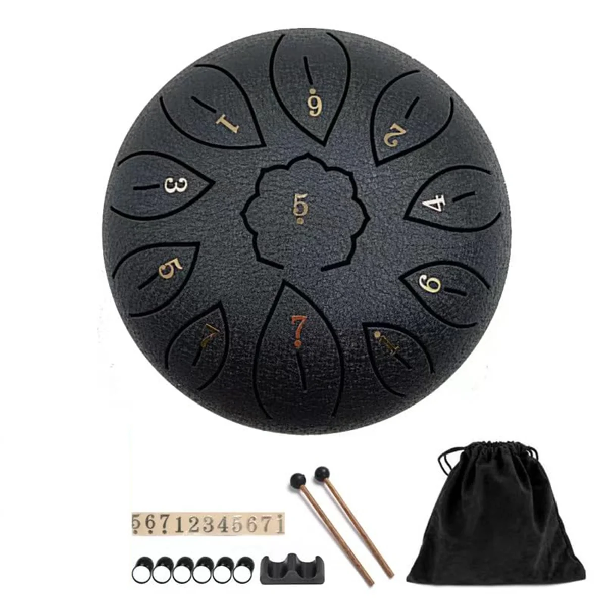 ABME Empty Drum 11-Tone Ethereal Drum C Key Steel Tongue Drum Musical Instrument
ABME Empty Drum 11-Tone Ethereal Drum C Key Steel Tongue Drum Musical Instrument