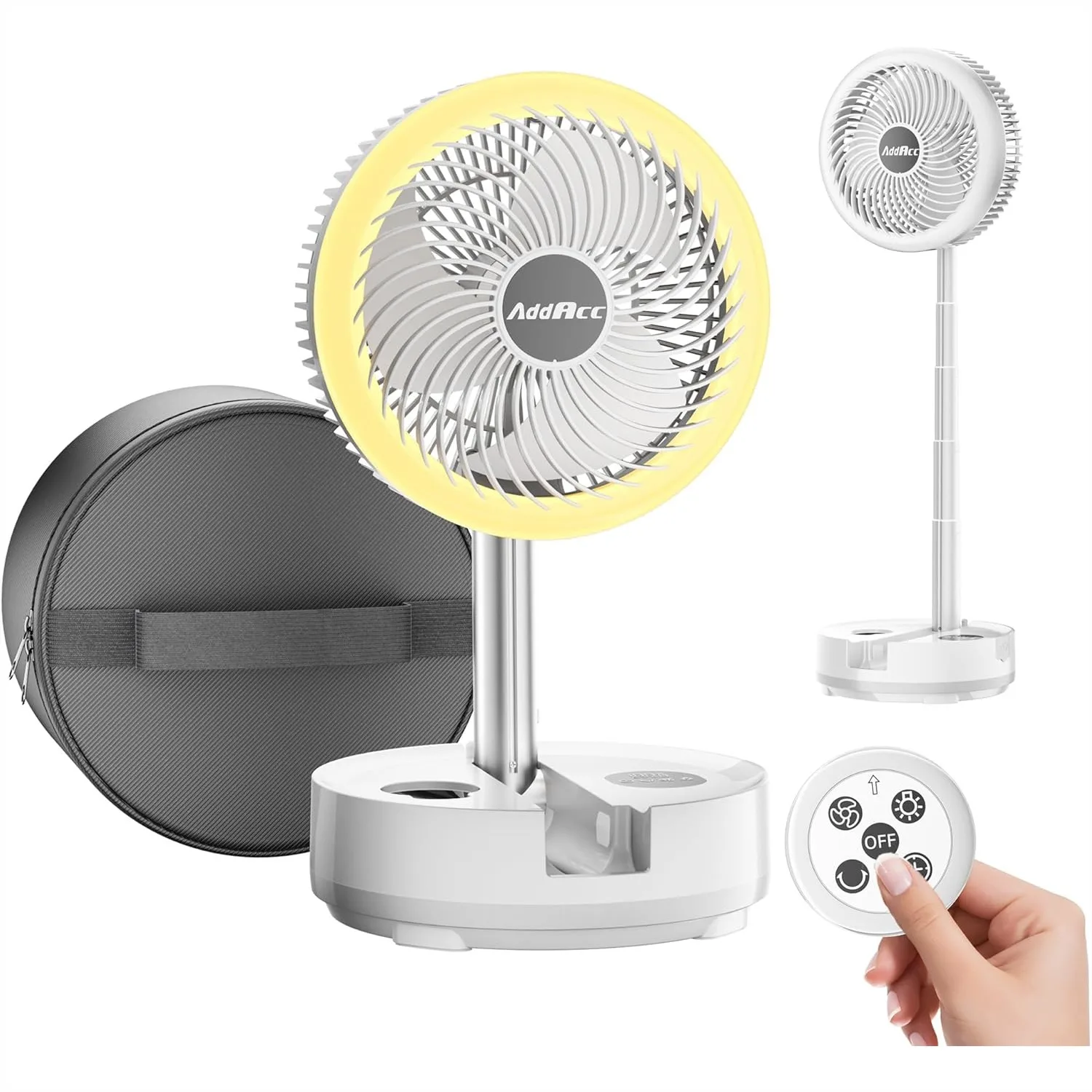40000mAh Portable Travel Fan, Rechargeable Collapsible Fan, 106H Run, 8 Speeds Standing Oscillating Fan, Battery Powered with
40000mAh Portable Travel Fan, Rechargeable Collapsible Fan, 106H Run, 8 Speeds Standing Oscillating Fan, Battery Powered with