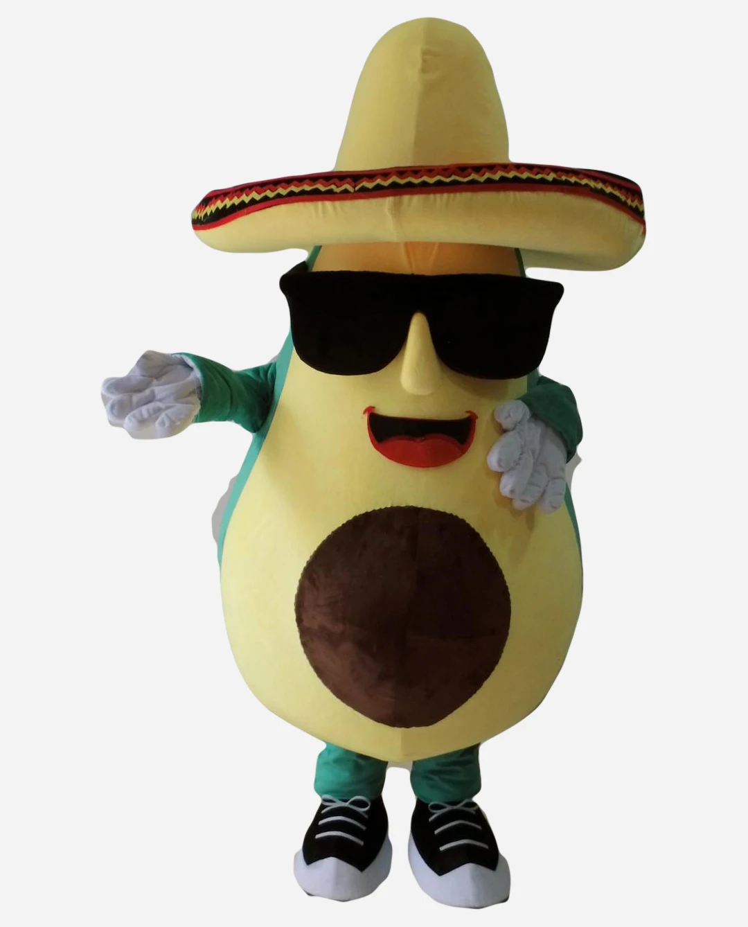 mascot mexican avocado mascot costume with a big hat and sunglasses adult size cartoon fruit theme anime cosplay costumes 2592
mascot mexican avocado mascot costume with a big hat and sunglasses adult size cartoon fruit theme anime cosplay costumes 2592