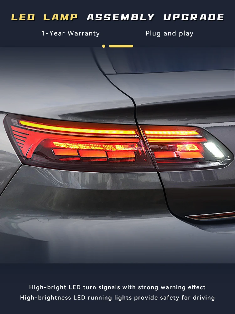 Tail Lights for VW Volkswagen CC 2019-2021 LED Rear Light Turn Signal Stop Parking Brake Driving Lamps Reversing Accessories
Tail Lights for VW Volkswagen CC 2019-2021 LED Rear Light Turn Signal Stop Parking Brake Driving Lamps Reversing Accessories