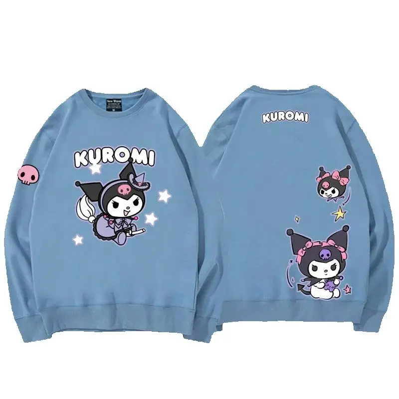 Свитшот с принтом Sanrio Kuromi, модный осенний 2026, для девочек, повседневный свободный пуловер, сохраняющий тепло, парный образ, корейская версия
Свитшот с принтом Sanrio Kuromi, модный осенний 2026, для девочек, повседневный свободный пуловер, сохраняющий тепло, парный образ, корейская версия