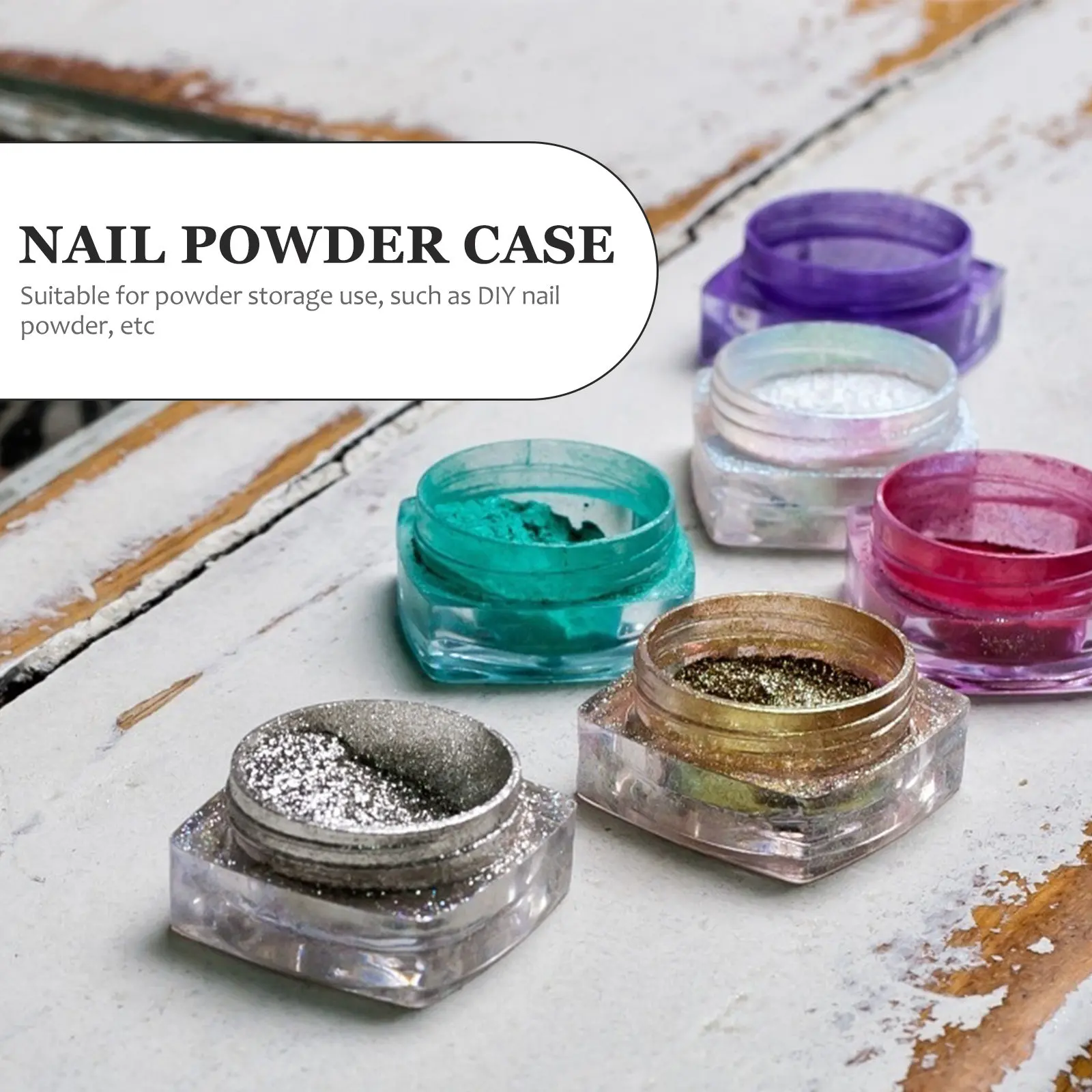 1Pcs Shiny Nail Powder Box High-Quality Plastic Lightweight Portable Safe No Smell for DIY Nail Art Supplies Storage Container
1Pcs Shiny Nail Powder Box High-Quality Plastic Lightweight Portable Safe No Smell for DIY Nail Art Supplies Storage Container