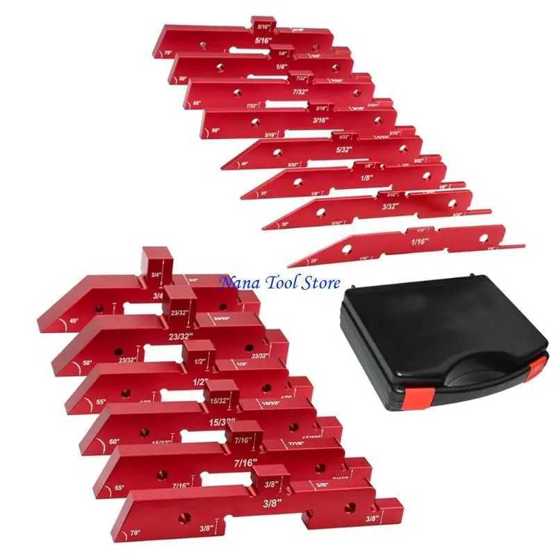 31GJ High Precisions Setup Blocks Height Gauge Set Router Accessories Aluminum Alloy Construction Woodworking Tool
31GJ High Precisions Setup Blocks Height Gauge Set Router Accessories Aluminum Alloy Construction Woodworking Tool