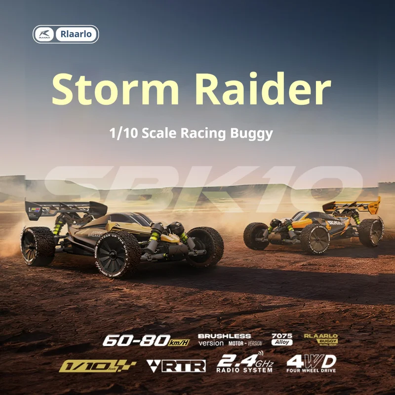 Радиоуправляемый багги Rlaarlo SBK10 Storm Raider, масштаб 1/10, бесщеточный, 4WD, 2.4ГГц, из сплава 7075, скорость 60-80 км/ч, внедорожный, RTR, высокоскоростной
Радиоуправляемый багги Rlaarlo SBK10 Storm Raider, масштаб 1/10, бесщеточный, 4WD, 2.4ГГц, из сплава 7075, скорость 60-80 км/ч, внедорожный, RTR, высокоскоростной
