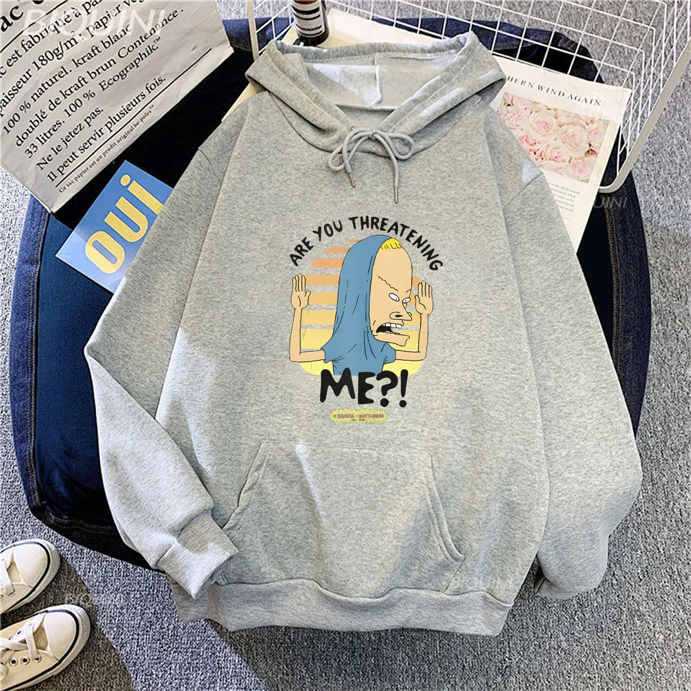 Beavis and Butt Head Hoddies Are You Threatening Me Portrait Printing Hoodie Man Woman Cartoon Sweatshirt Long Sleeve Pullovers
Beavis and Butt Head Hoddies Are You Threatening Me Portrait Printing Hoodie Man Woman Cartoon Sweatshirt Long Sleeve Pullovers