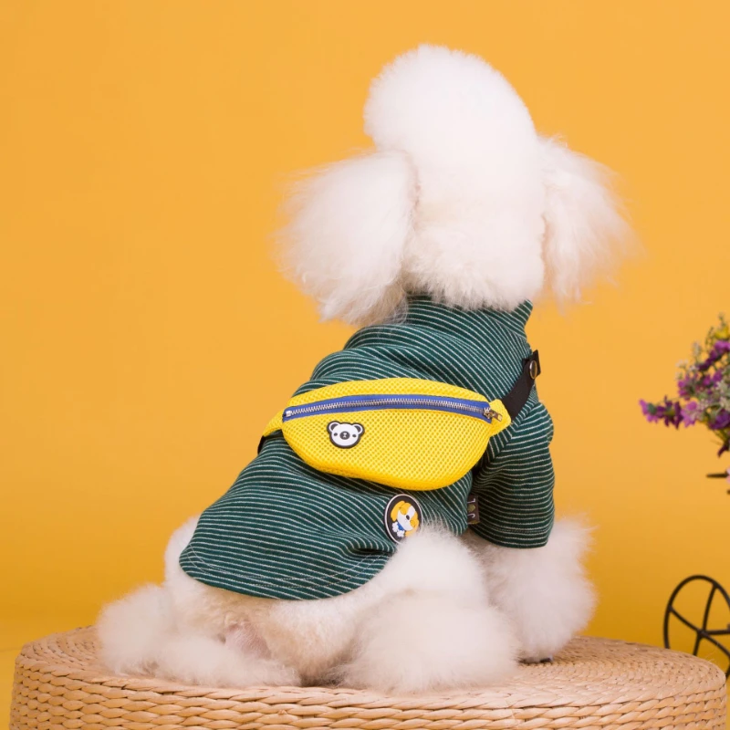 Pet Dog Clothing, Puppy Soft Vest, Autumn Backpack Shirt, Casual T-shirt, Suitable For Small Pets, Outdoor Clothing And Supplies 
Pet Dog Clothing, Puppy Soft Vest, Autumn Backpack Shirt, Casual T-shirt, Suitable For Small Pets, Outdoor Clothing And Supplies