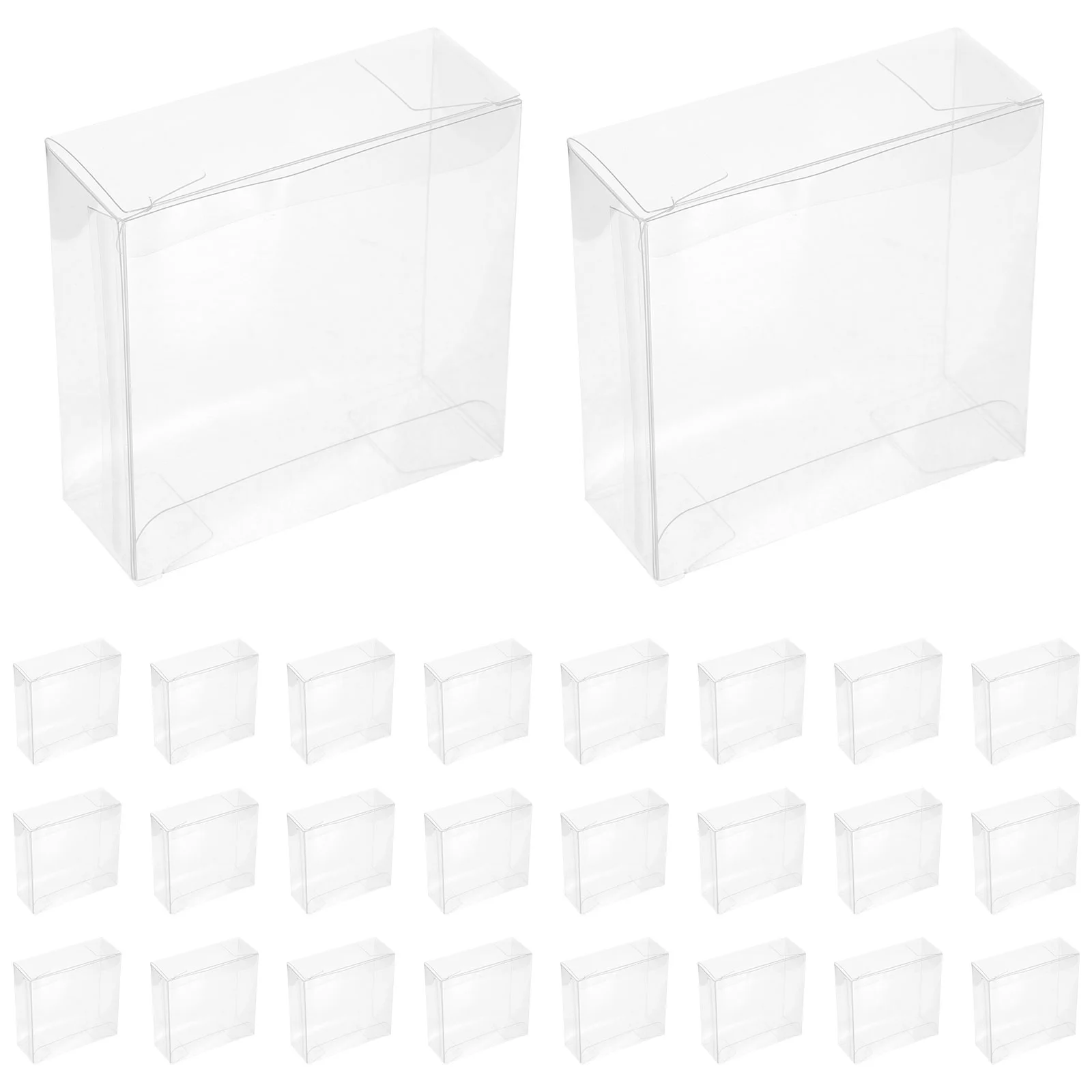 50pcs Transparent Plastic Boxes Clear Gift Packaging Party Favor Containers Candy Wrapping Boxes Chocolate Storage Case Holiday
50pcs Transparent Plastic Boxes Clear Gift Packaging Party Favor Containers Candy Wrapping Boxes Chocolate Storage Case Holiday