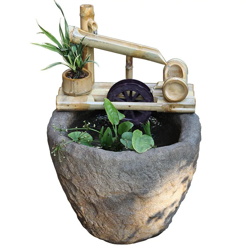 Fountain entrance entrance decorative ornaments balcony landscaping rockery fish pond
Fountain entrance entrance decorative ornaments balcony landscaping rockery fish pond