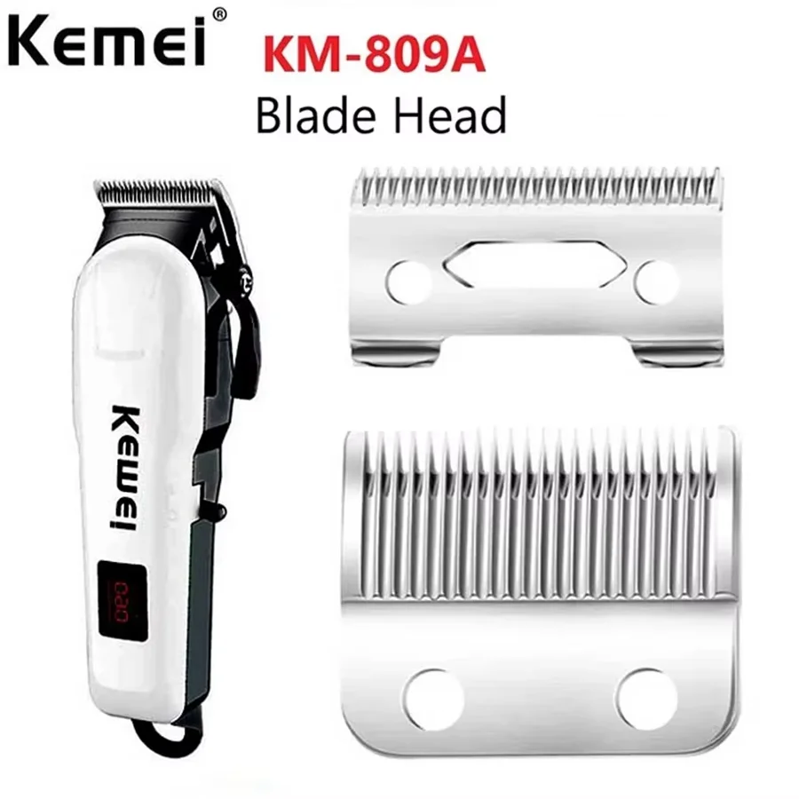 Kemei KM-809A Original Replacement Blade Hair Clipper Blade Cutter Head For Hair Trimmer Cutting Knife Head Parts Accessories
Kemei KM-809A Original Replacement Blade Hair Clipper Blade Cutter Head For Hair Trimmer Cutting Knife Head Parts Accessories