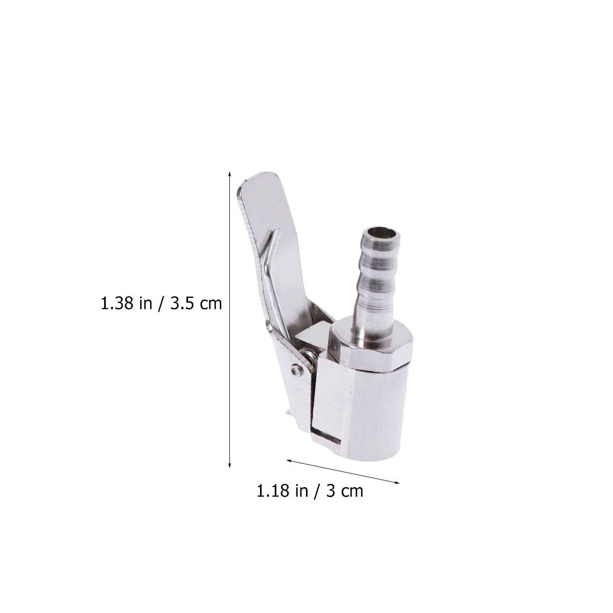 8 Mm Pneumatic Pump Connector 8mm Brass Clamp Air Car Tire Inflator Valve Chunk
8 Mm Pneumatic Pump Connector 8mm Brass Clamp Air Car Tire Inflator Valve Chunk