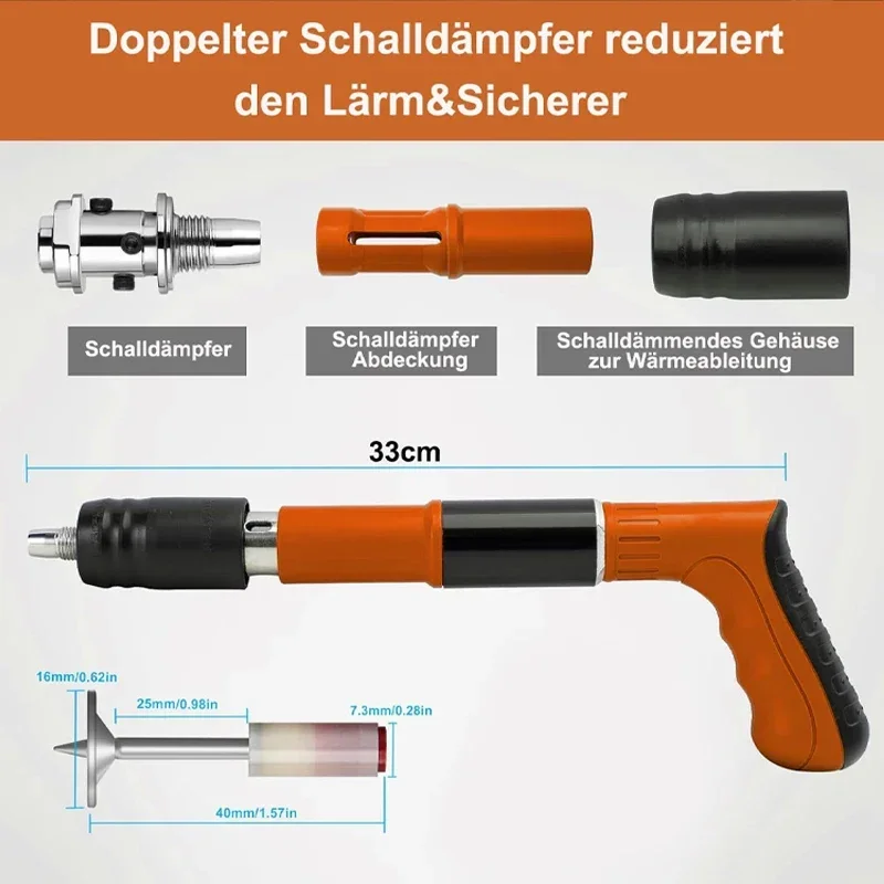 Мини-ручной стальной металлический пистолет для гвоздей по бетону, стальной заклепочный инструмент, настенный анкер, долбежное устройство для мощной обработки
Мини-ручной стальной металлический пистолет для гвоздей по бетону, стальной заклепочный инструмент, настенный анкер, долбежное устройство для мощной обработки