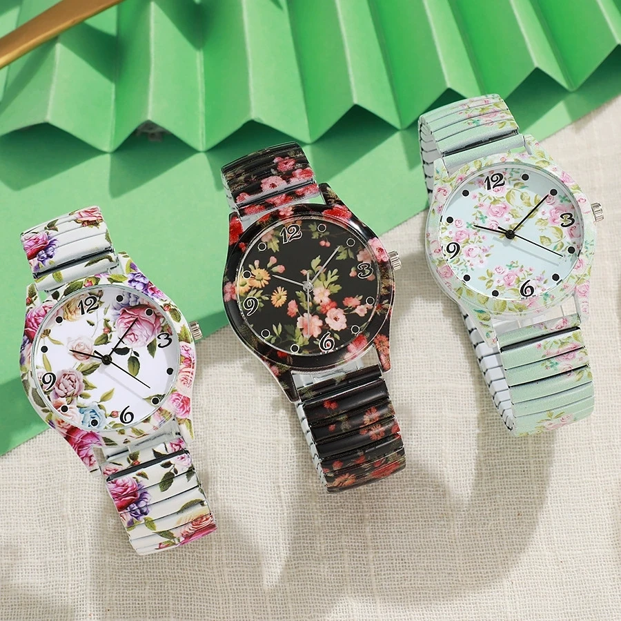 New Fashion Woman Luxury Adjustable Spring Band Bracelet Watch Women Flowers Stainless Steel Quartz Watches Reloj Mujer Clock
New Fashion Woman Luxury Adjustable Spring Band Bracelet Watch Women Flowers Stainless Steel Quartz Watches Reloj Mujer Clock