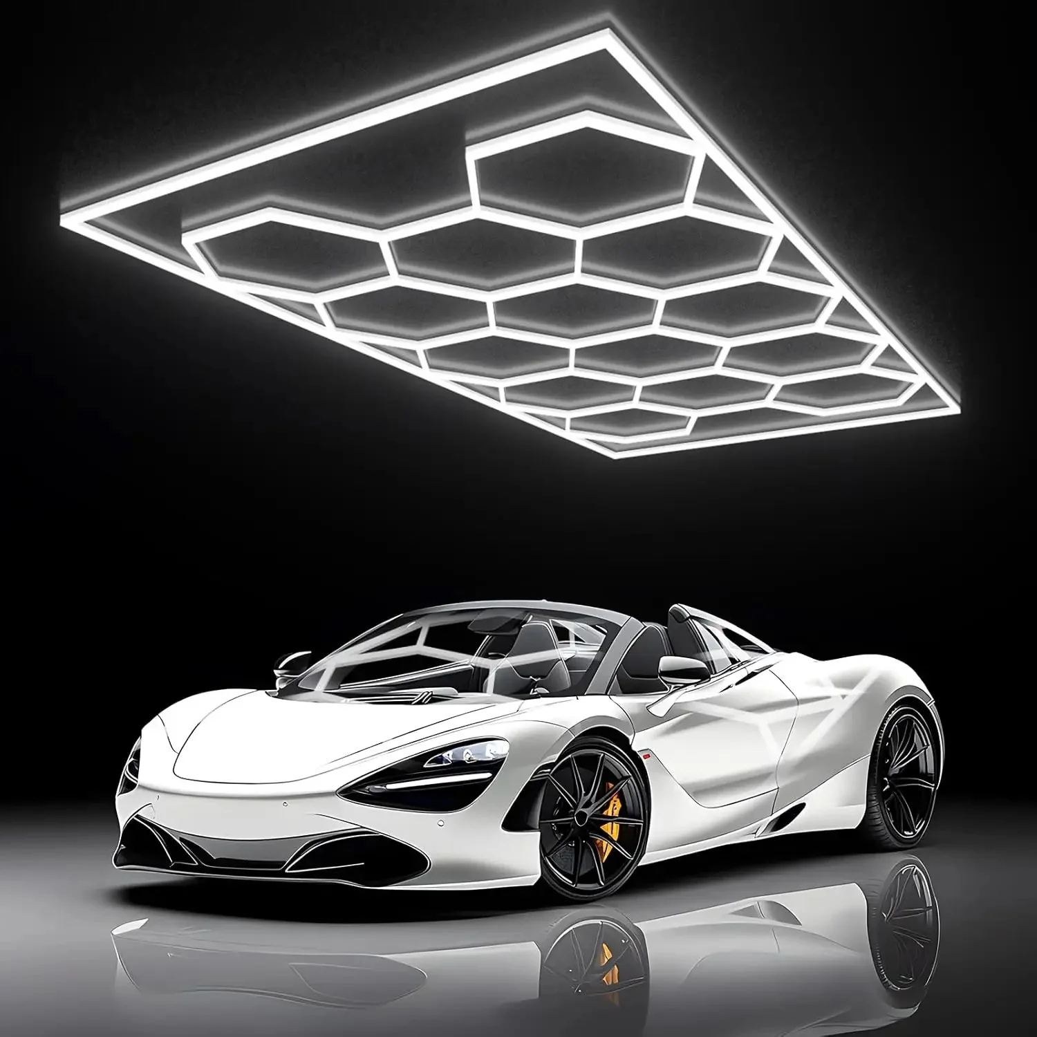 14 Grid Honeycomb Working Light Hexagonal Led Licht Lamp Garage Hexagon Lights for Garage Ceiling Car Detailing Shop Workshop
14 Grid Honeycomb Working Light Hexagonal Led Licht Lamp Garage Hexagon Lights for Garage Ceiling Car Detailing Shop Workshop