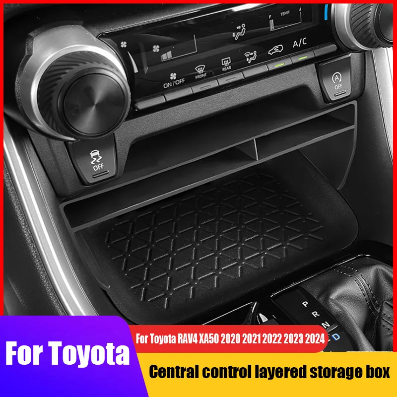 For Toyota RAV4 XA50 2021 2022 2023 2024 2025 Central control layered storage box made of ABS material
For Toyota RAV4 XA50 2021 2022 2023 2024 2025 Central control layered storage box made of ABS material