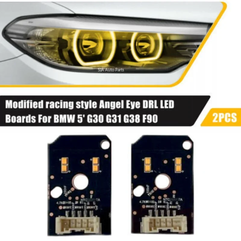 Yellow DRL Boards For BMW 5 Series G30 G31 CSL Low LED Headlight Angel Eye Daytime Running Light Chip 63117214934 63117214940
Yellow DRL Boards For BMW 5 Series G30 G31 CSL Low LED Headlight Angel Eye Daytime Running Light Chip 63117214934 63117214940