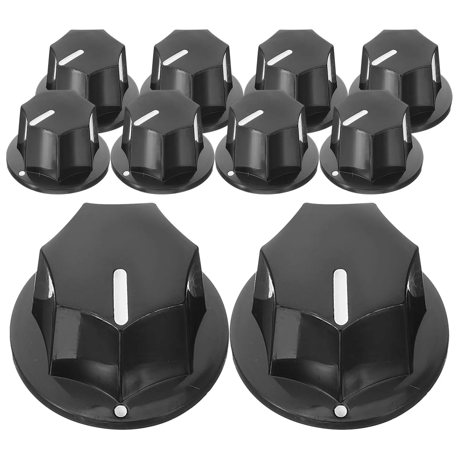 10 Pcs Knob Cap Volume Control Knobs Potentiometer Machine Volume Knobs Instrument ABS Durable Anti Corrosive Easy Install
10 Pcs Knob Cap Volume Control Knobs Potentiometer Machine Volume Knobs Instrument ABS Durable Anti Corrosive Easy Install