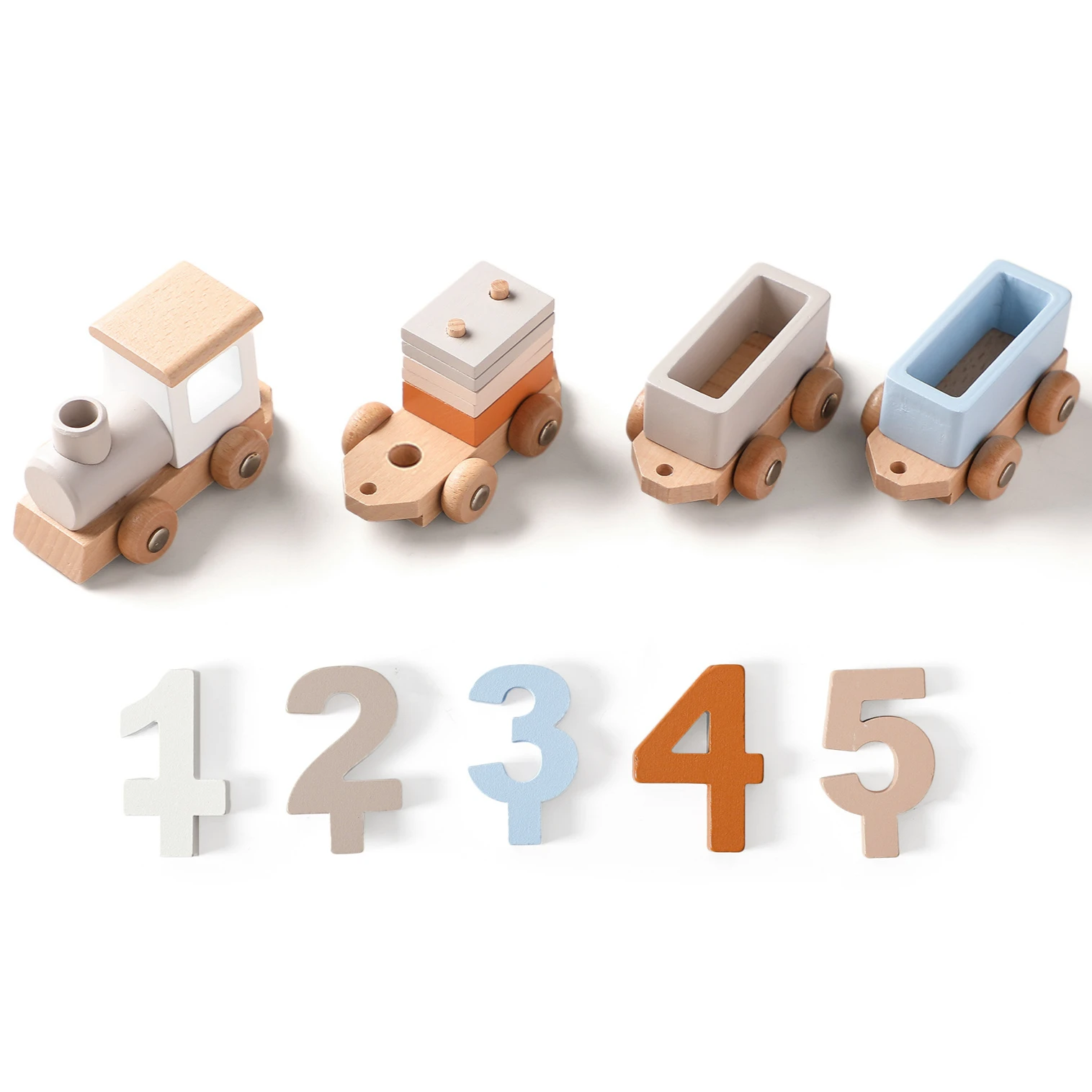 12Pcs Wooden Number Train Blocks, smoothly polished assemble toys, educational birthday gifts for boys & girls aged 1-5 years
12Pcs Wooden Number Train Blocks, smoothly polished assemble toys, educational birthday gifts for boys & girls aged 1-5 years