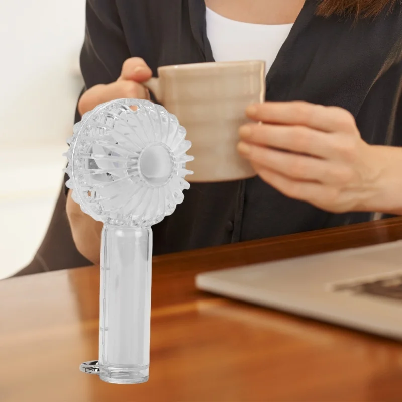 Mini Handheld Fan Transparent With Hook Quiet Small Pocket Fan 1200mAh Rechargeable Battery Operated Fan For Indoor Outdoor
Mini Handheld Fan Transparent With Hook Quiet Small Pocket Fan 1200mAh Rechargeable Battery Operated Fan For Indoor Outdoor