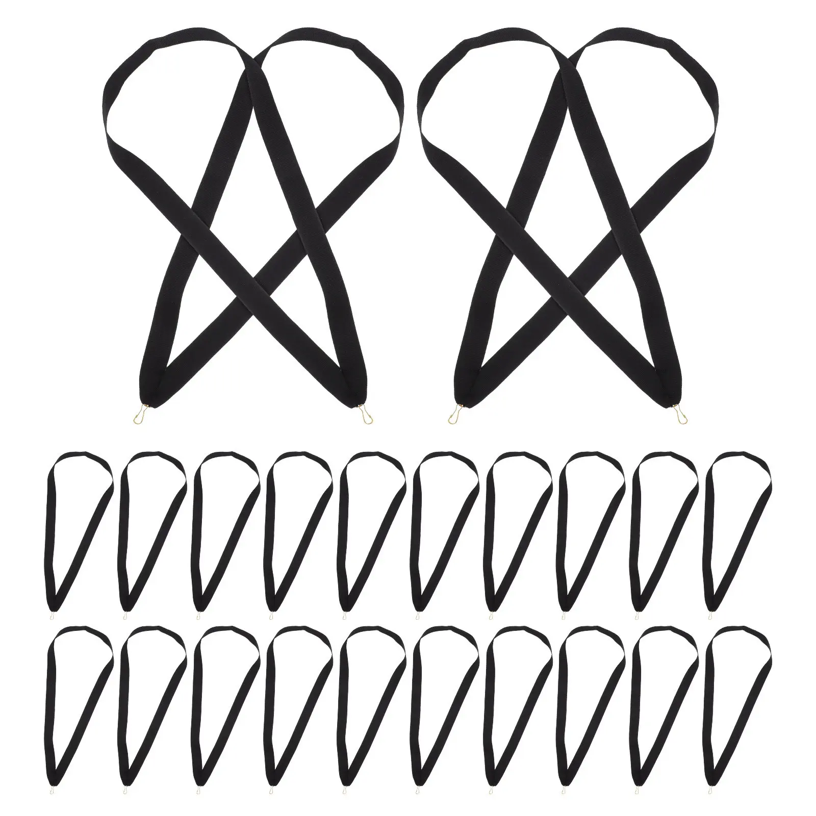 30Pcs Competition Lanyards Medal Ribbons Soft Polyester Neck Straps for Sports Events Award Ceremonies Student Id Badge Secure
30Pcs Competition Lanyards Medal Ribbons Soft Polyester Neck Straps for Sports Events Award Ceremonies Student Id Badge Secure