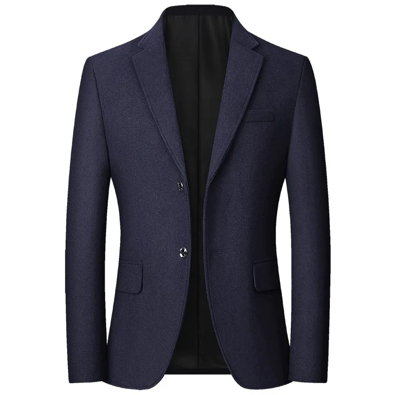 Men Blazer Autumn New Turn Down Collar Long Sleeve Male Outerwear Non-ironing Single-breasted Business Casual Man Suit Coat
Men Blazer Autumn New Turn Down Collar Long Sleeve Male Outerwear Non-ironing Single-breasted Business Casual Man Suit Coat