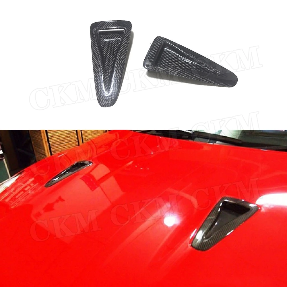 Carbon Fiber Front Engine Bonnet Air Flow Intake Scoop Vent Trim Covers For Nissan GTR GT-R R35 2012 2013 Car Styling
Carbon Fiber Front Engine Bonnet Air Flow Intake Scoop Vent Trim Covers For Nissan GTR GT-R R35 2012 2013 Car Styling
