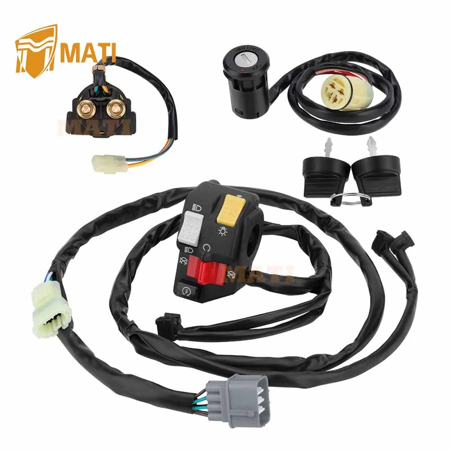 Handlebar Key Starter Relay Switch Kit for Honda Rancher 350 TRX350FM TRX350TM 2006 Manual Shift 35200-HN5-N03 35100-HN5-670
Handlebar Key Starter Relay Switch Kit for Honda Rancher 350 TRX350FM TRX350TM 2006 Manual Shift 35200-HN5-N03 35100-HN5-670