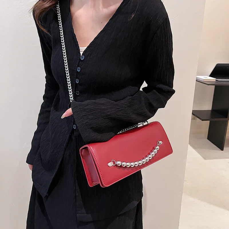 New Crossbody Bags for Women Personality Chain Underarm Bag Simple and Versatile Casual PU Street Shot Bag Chain Shoulder Bag
New Crossbody Bags for Women Personality Chain Underarm Bag Simple and Versatile Casual PU Street Shot Bag Chain Shoulder Bag