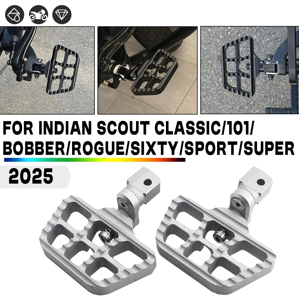 For INDIAN SCOUT Sixty Classic Limited Bobber Super Sport Scout 101 2025 Motorcycle Aluminum Front Footpegs Rider Foot Rest Pegs
For INDIAN SCOUT Sixty Classic Limited Bobber Super Sport Scout 101 2025 Motorcycle Aluminum Front Footpegs Rider Foot Rest Pegs