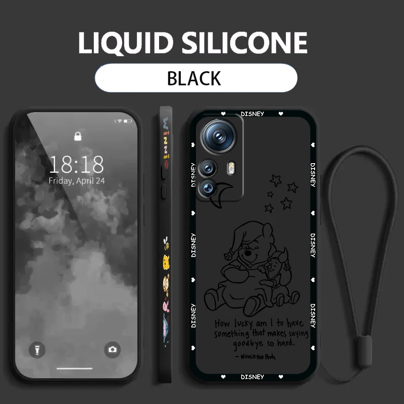 Disney Winnie Pooh Anime Liquid Left Rope For Xiaomi Mi 14 13T 13 12T 12 11T 11i 11 A3 10T 10 9 Pro Lite Ultra 5G TPU
Disney Winnie Pooh Anime Liquid Left Rope For Xiaomi Mi 14 13T 13 12T 12 11T 11i 11 A3 10T 10 9 Pro Lite Ultra 5G TPU