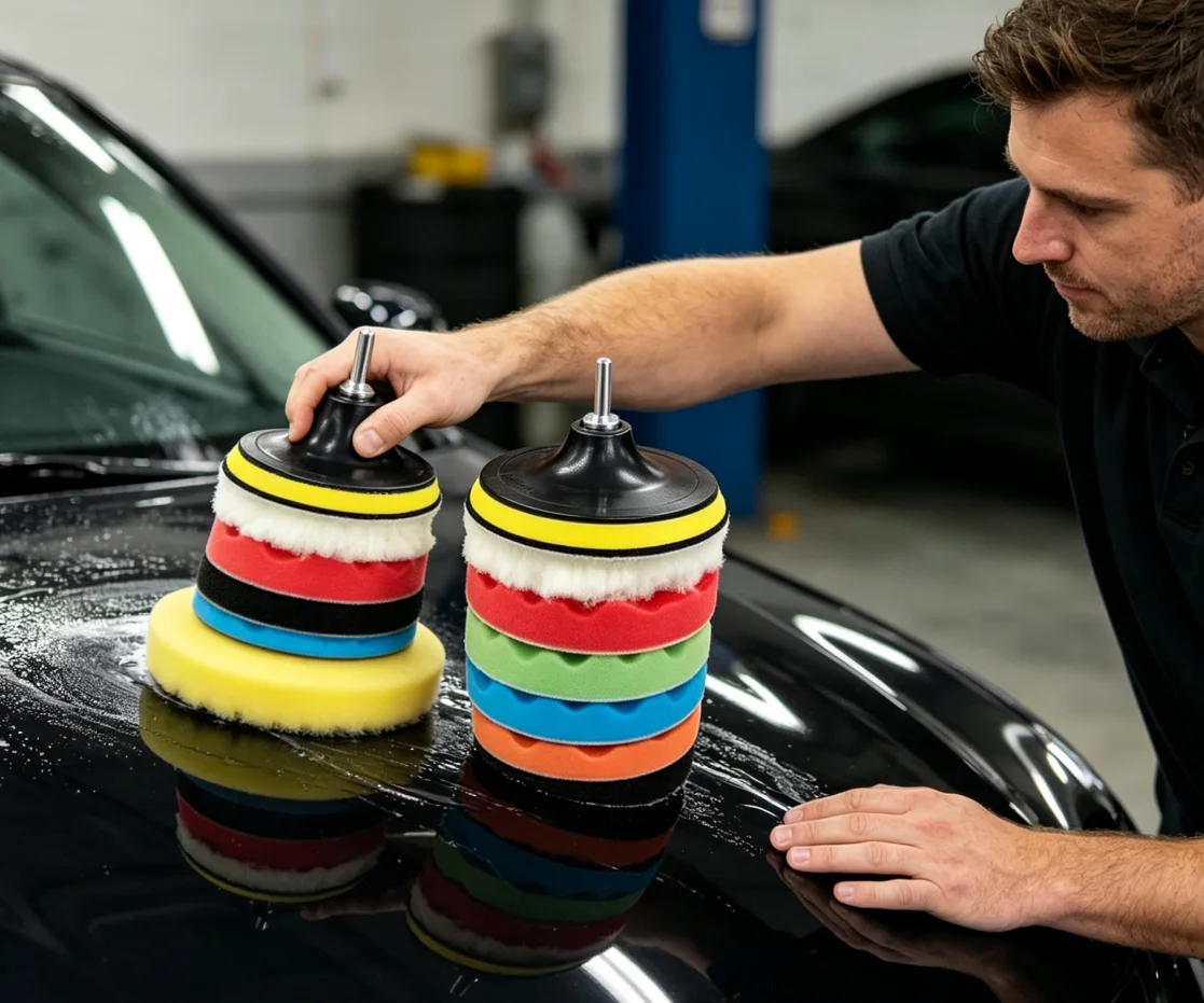 3/5/7inch CarPolishing Disc 8Pcs/Set Self-Adhesive Buffing Waxing Sponge Wool Wheel Polishing Pad For Car Polisher Drill Adapter
3/5/7inch CarPolishing Disc 8Pcs/Set Self-Adhesive Buffing Waxing Sponge Wool Wheel Polishing Pad For Car Polisher Drill Adapter