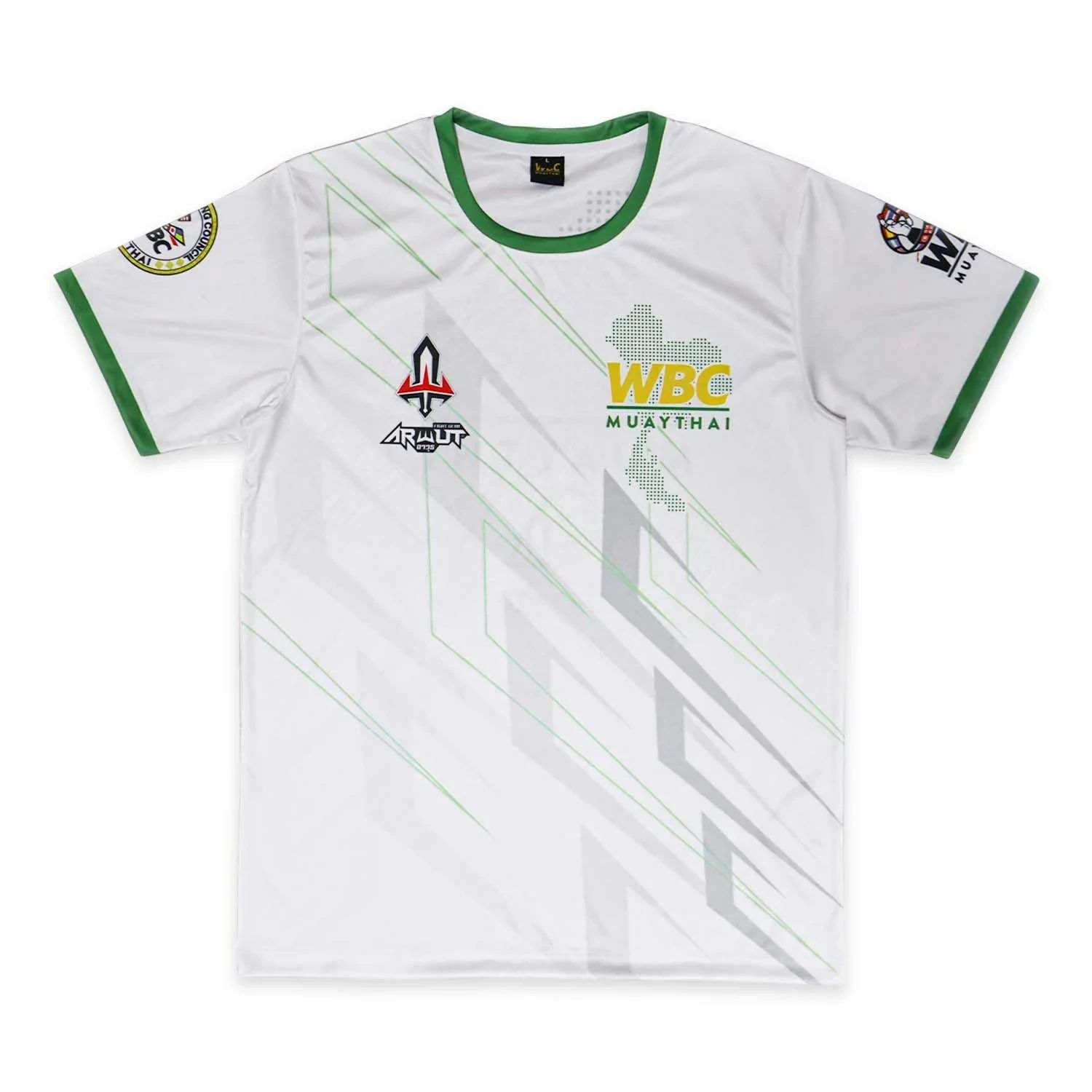 WBC Muay Thai White Training Jersey, ARWUT Team Shirt, Breathable Martial Arts Compression Top for Fighters & Coaches
WBC Muay Thai White Training Jersey, ARWUT Team Shirt, Breathable Martial Arts Compression Top for Fighters & Coaches